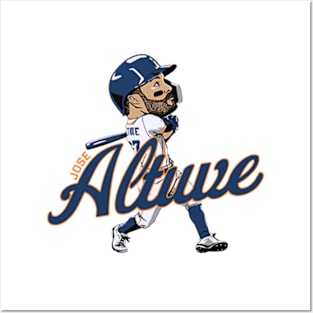 Jose Altuve Caricature Posters and Art